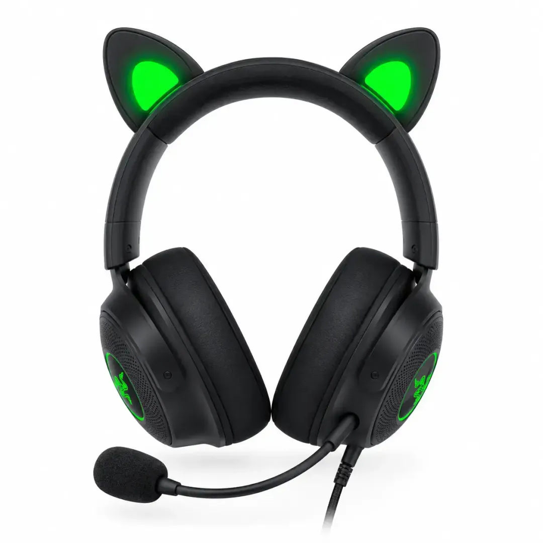 Garnitura Razer Kraken Kitty V2 Pro, USB A, 7.1, RGB, qora
