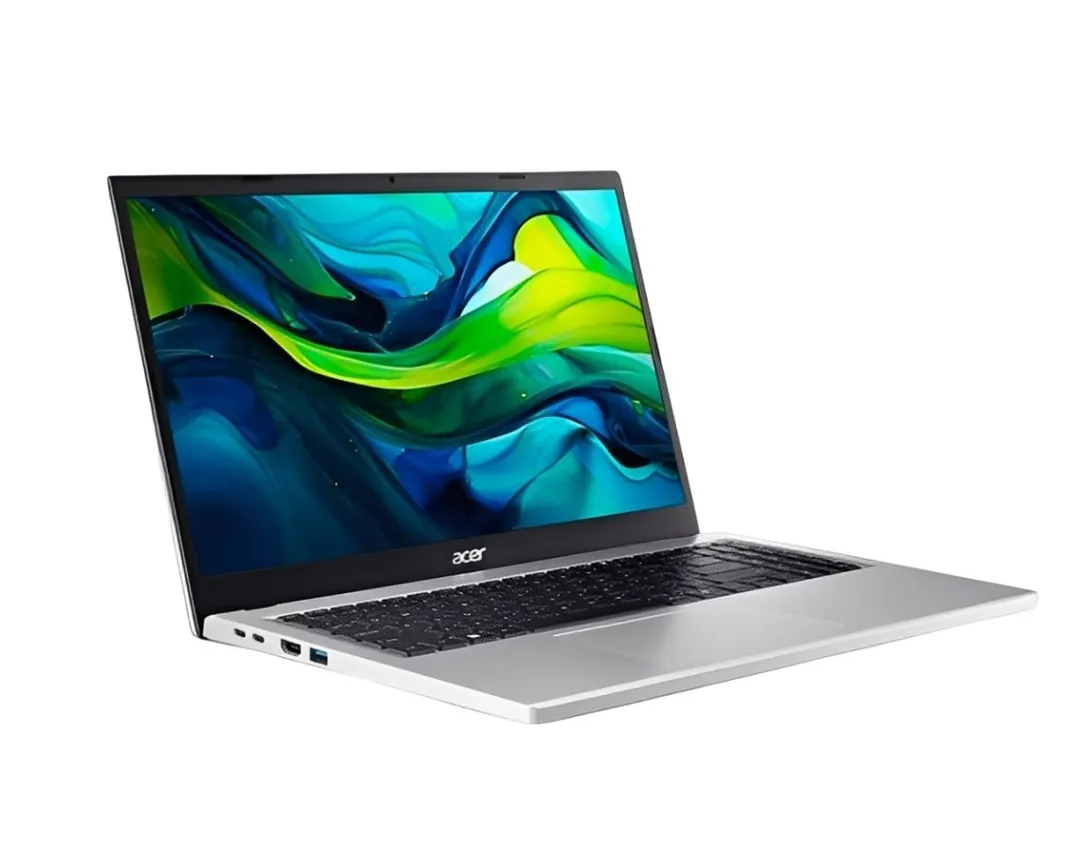 Noutbuk Acer Aspire Go 15 / i3-N355 / 8 GB / SSD 128 GB / 15.6", Pure Silver