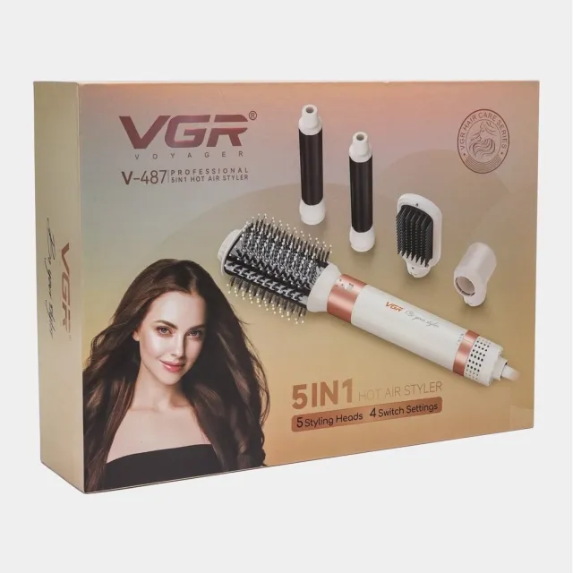 Фен-стайлер VGR V-487 (5 насадок)