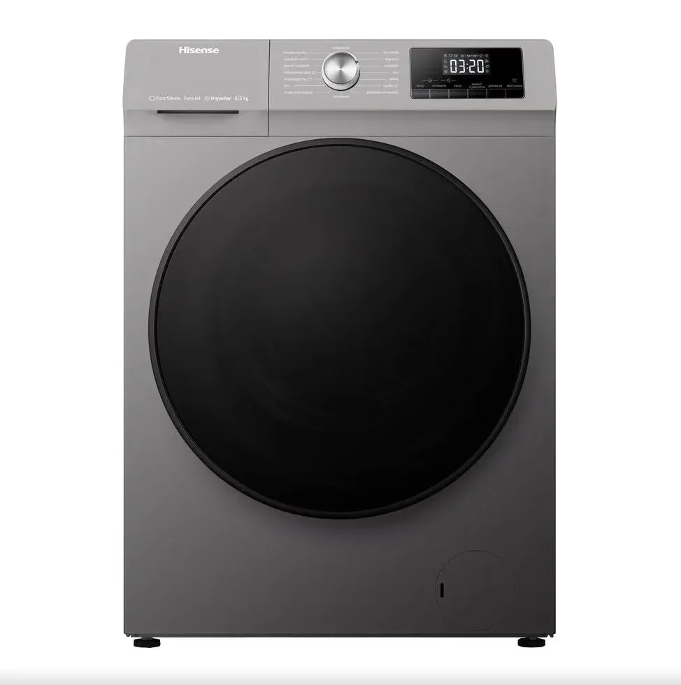 Kir yuvish mashinasi Hisense WDQA8014EVJMT, qora