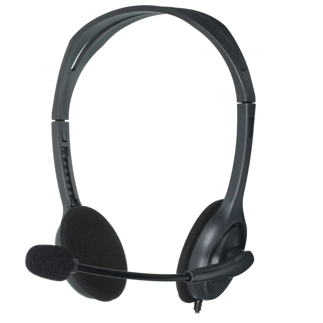 Quloqchinlar Logitech H111 Single Jack 3.5, qora