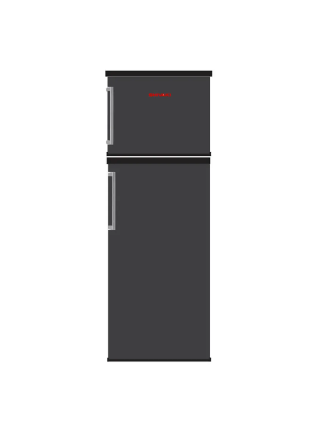 Muzlatgich Shivaki SHIV341DD Bio Frost, qora