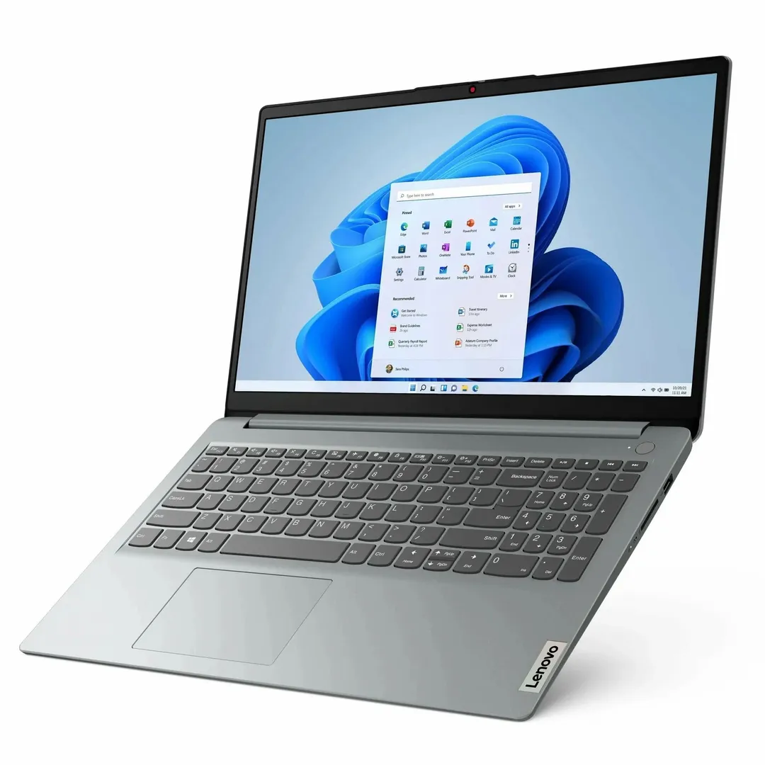 Noutbuk Lenovo Ideapad Slim 3 / R5-5500U / 8 GB / SSD 256 GB / 15.6", Arctic Grey