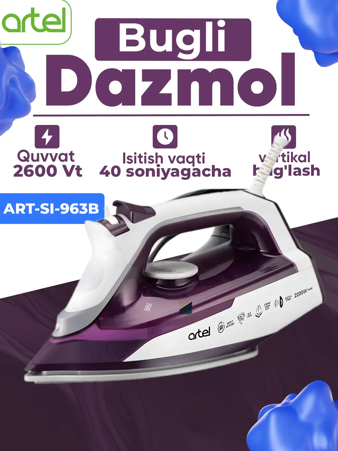 Dazmol Artel ART-SI-963B, siyohrang