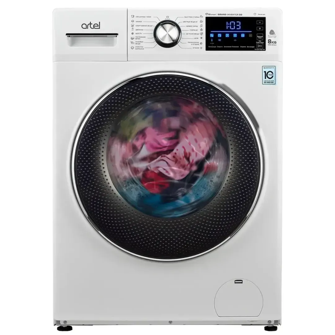 Stiralnaya mashina Artel 8kg ART-WF80G447DW Oq