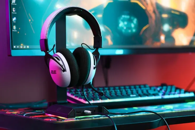 Quloqchinlar 2E Gaming HG310 V2, oq