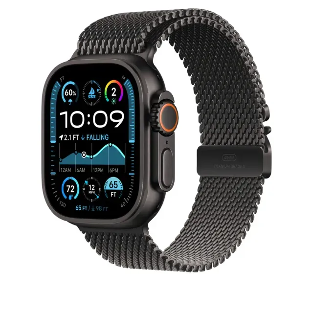 Apple Watch Ultra 2 Black Milanese smart-soati
