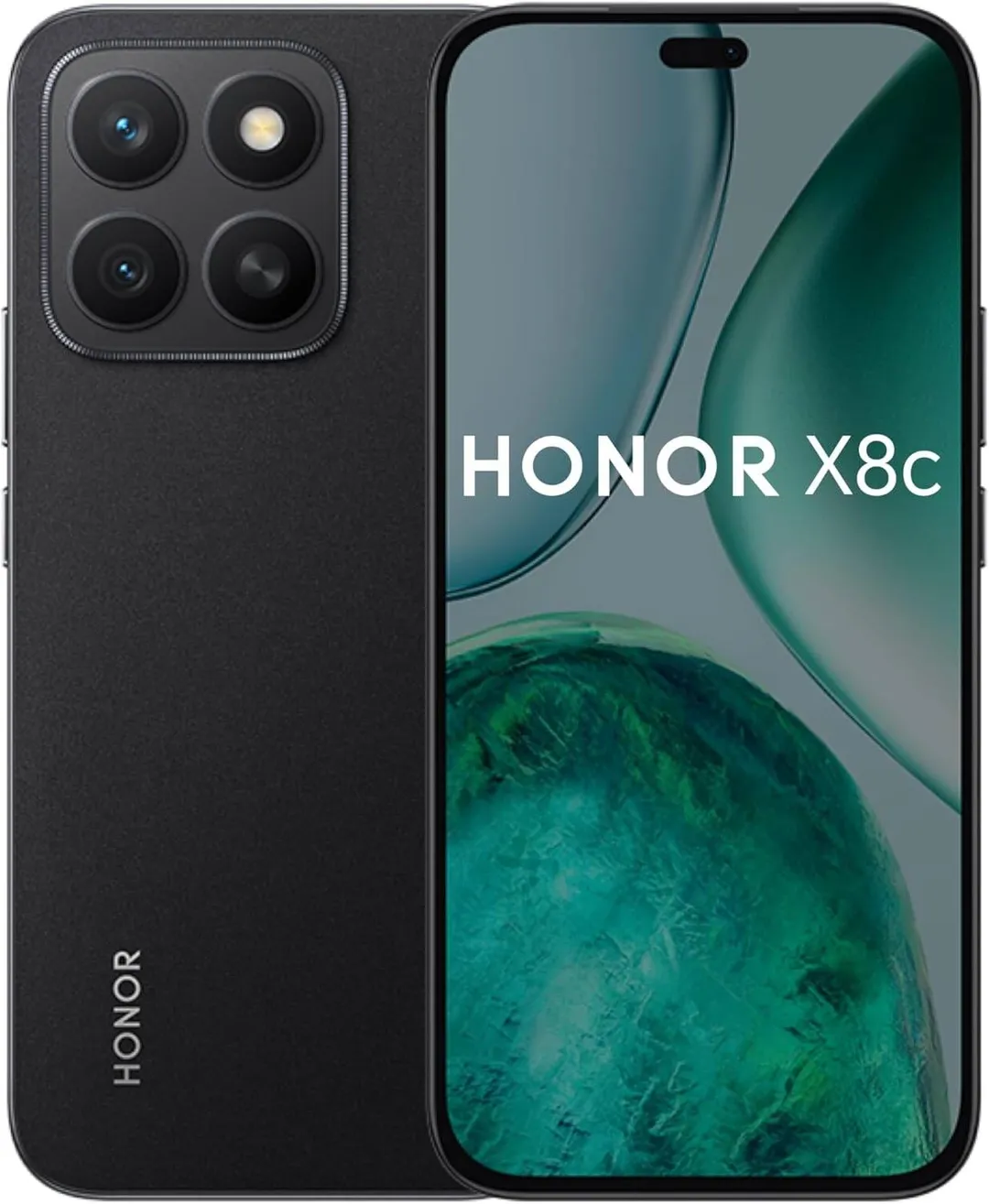 Smartfon Honor X8C 8/256 GB, Qora
