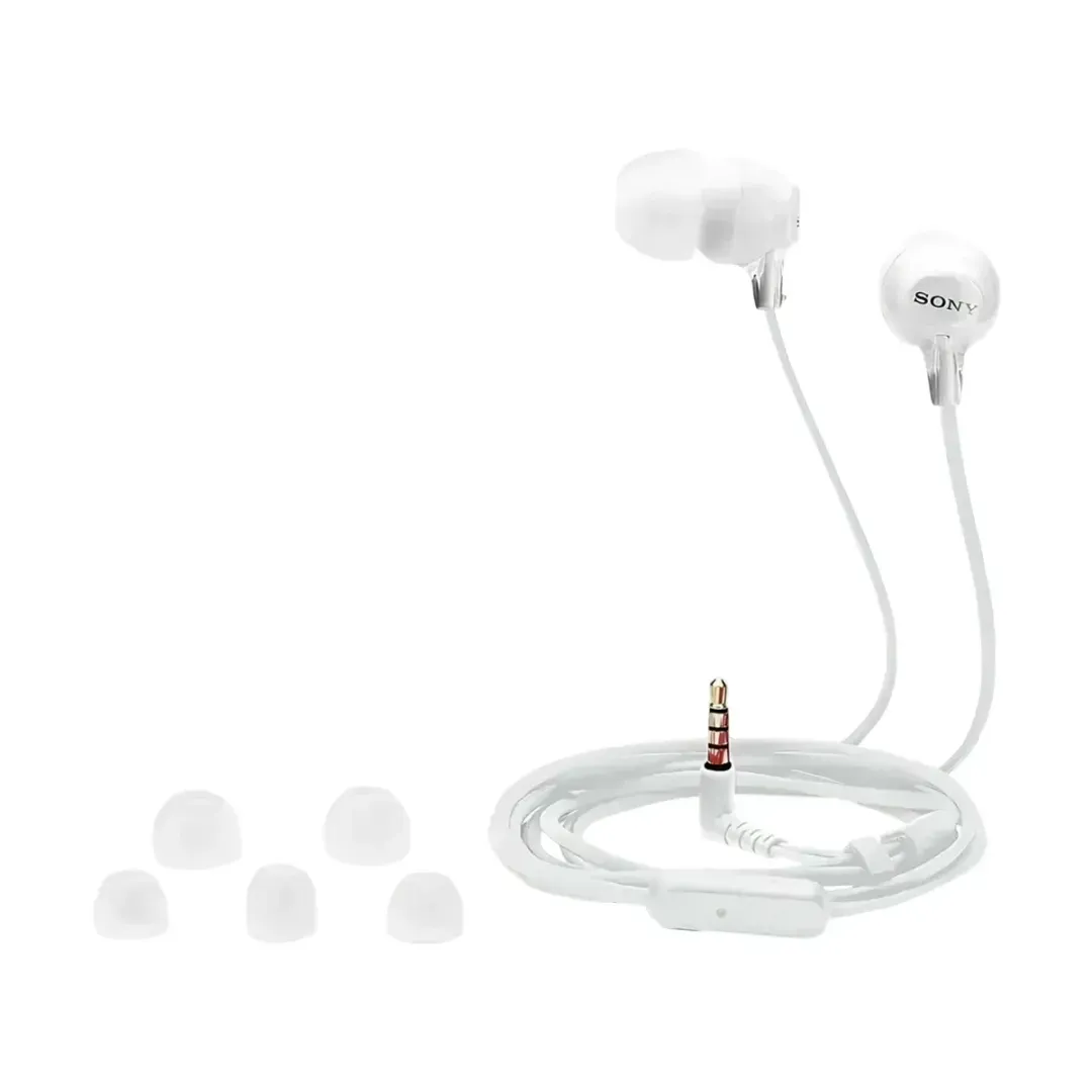 Yostiqli simli minigarnituralar Sony MDR-EX15AP White