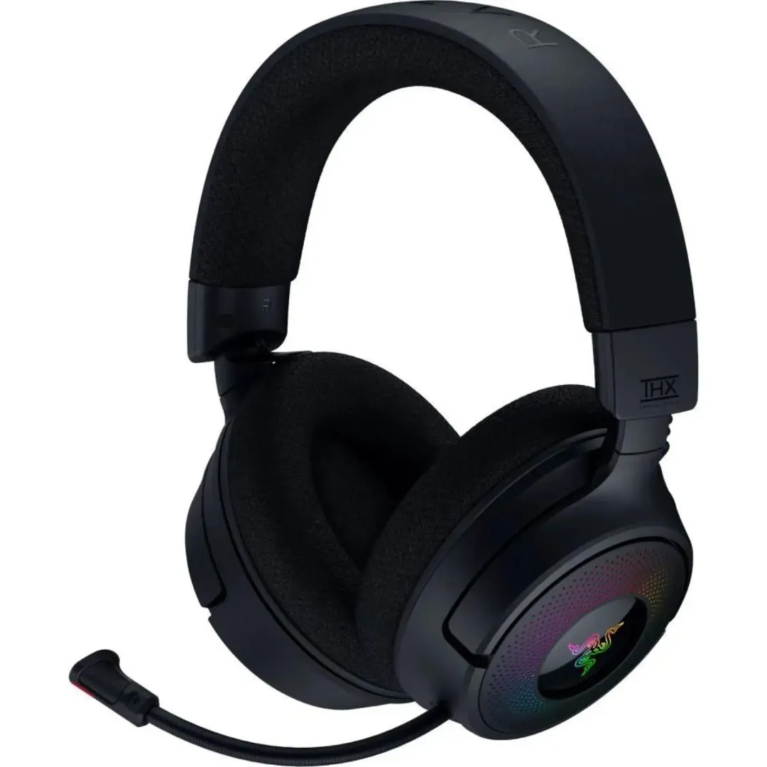Simsiz igrovie quloqchinlar Razer Kraken V4 V4 (USB-A / Wireless / Bluetooth, RGB, qora)