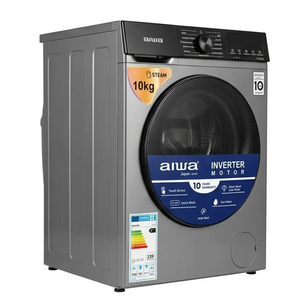 Kir yuvish mashinasi Aiwa AI100 10kg INVERTER Black
