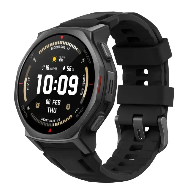 Amazfit T-Rex 3 Pro smart-soati 44mm, Tactical Black