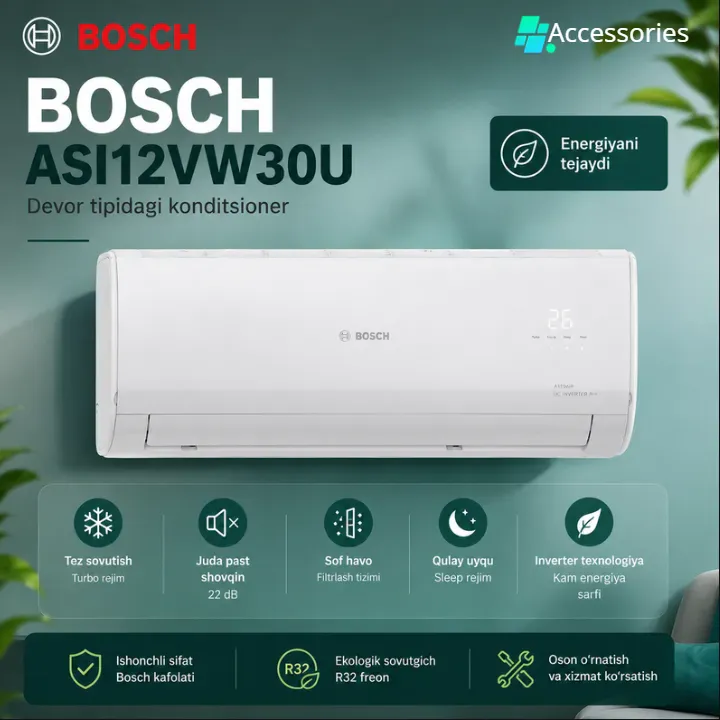 Konditsioner Bosch ASI12VW30U, oq