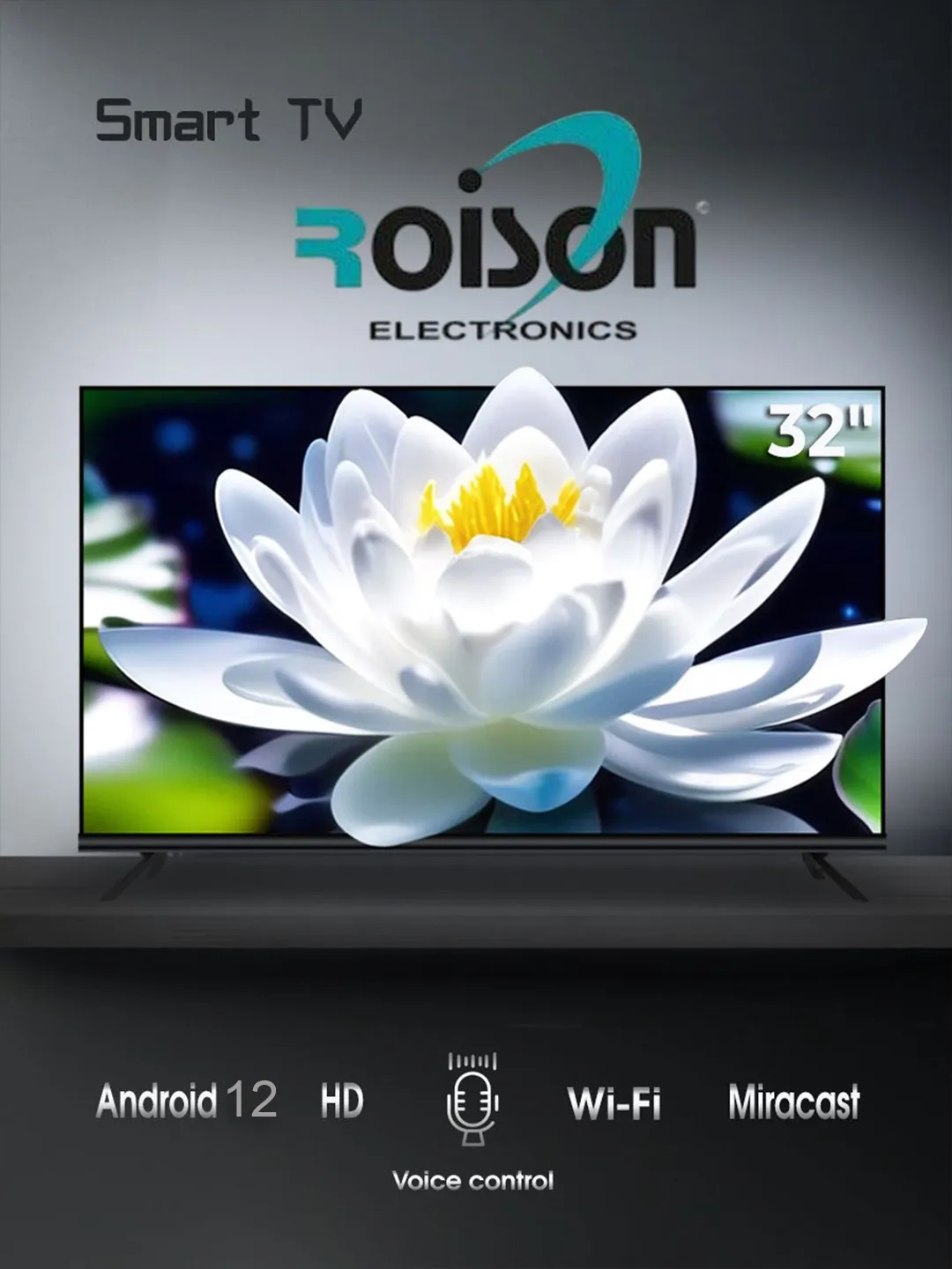 Телевизор Roison RE 32 340 BL, чёрный