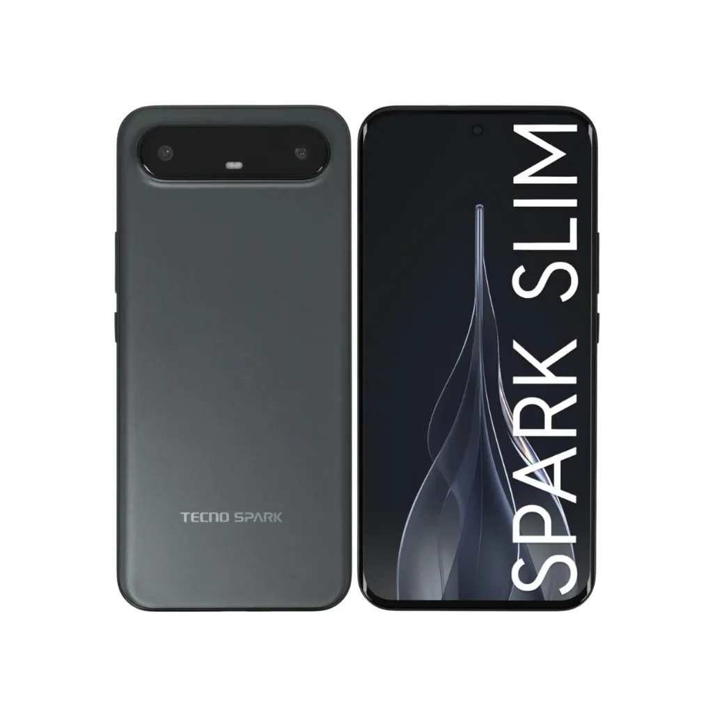 Smartfon Tecno Spark Slim 8/256 GB, Qora