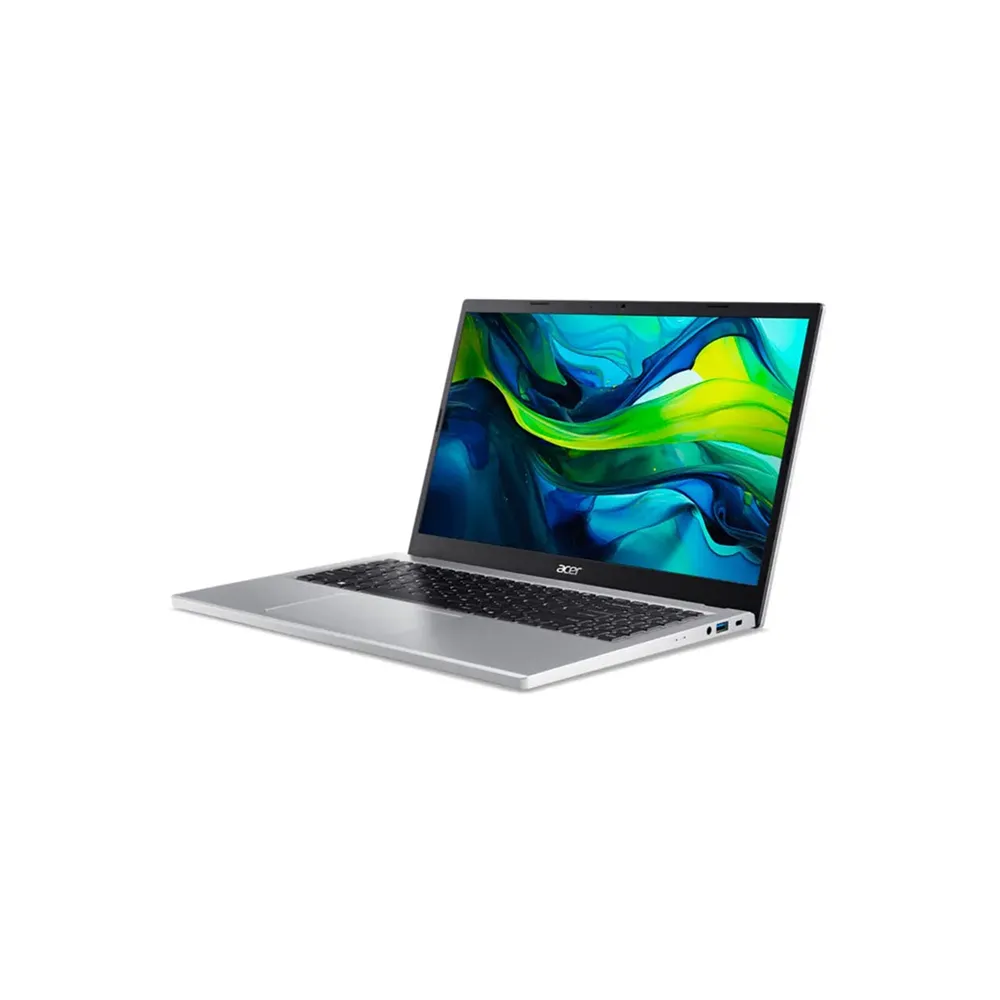 Noutbuk Acer Aspire Go 15 / N100 / 8 GB / SSD 256 GB / 15.6", Silver
