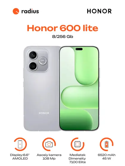 Honor Smartfon 600 Lite 8/256 GB