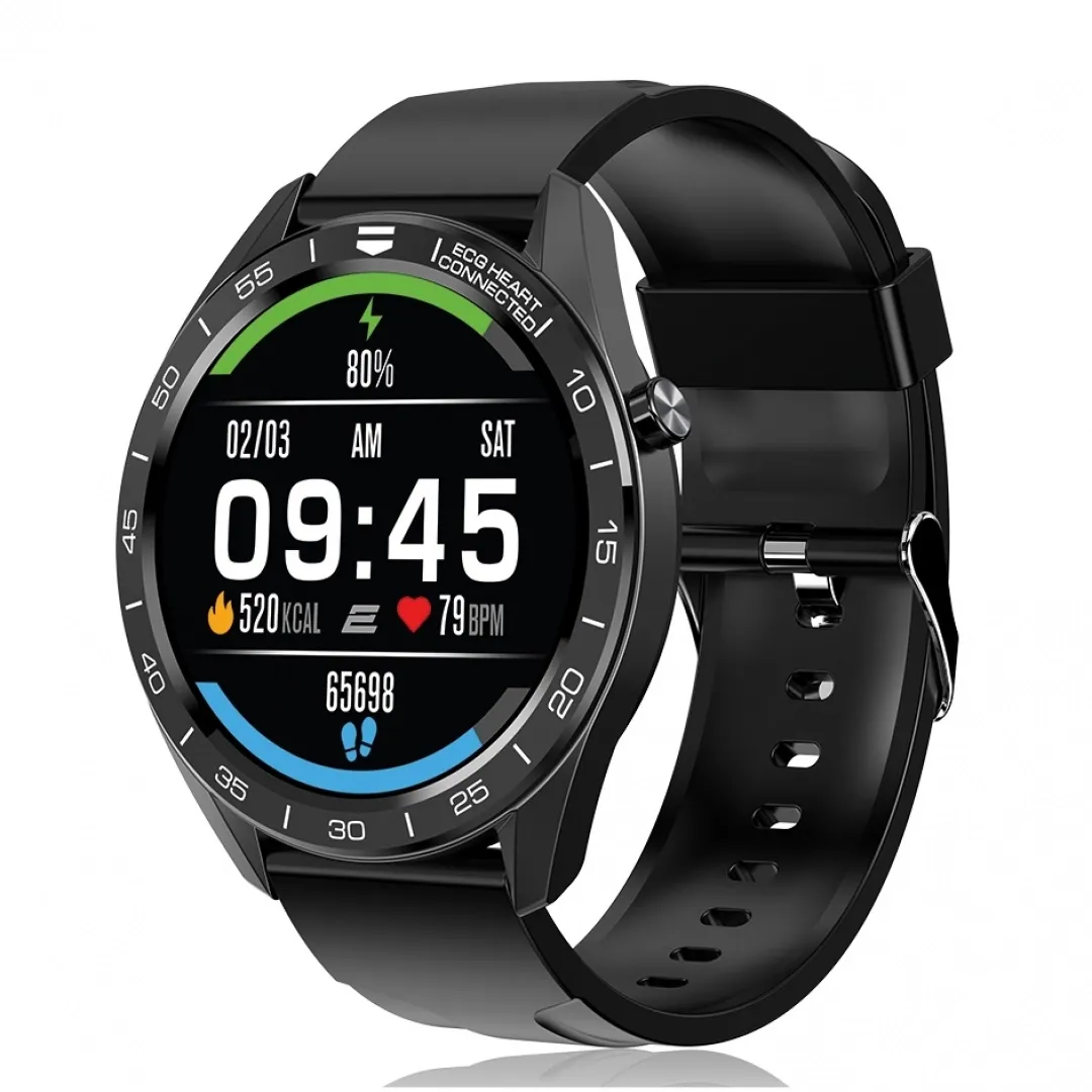Smart-soat 2E Motion GT 46 mm, Black-Silver