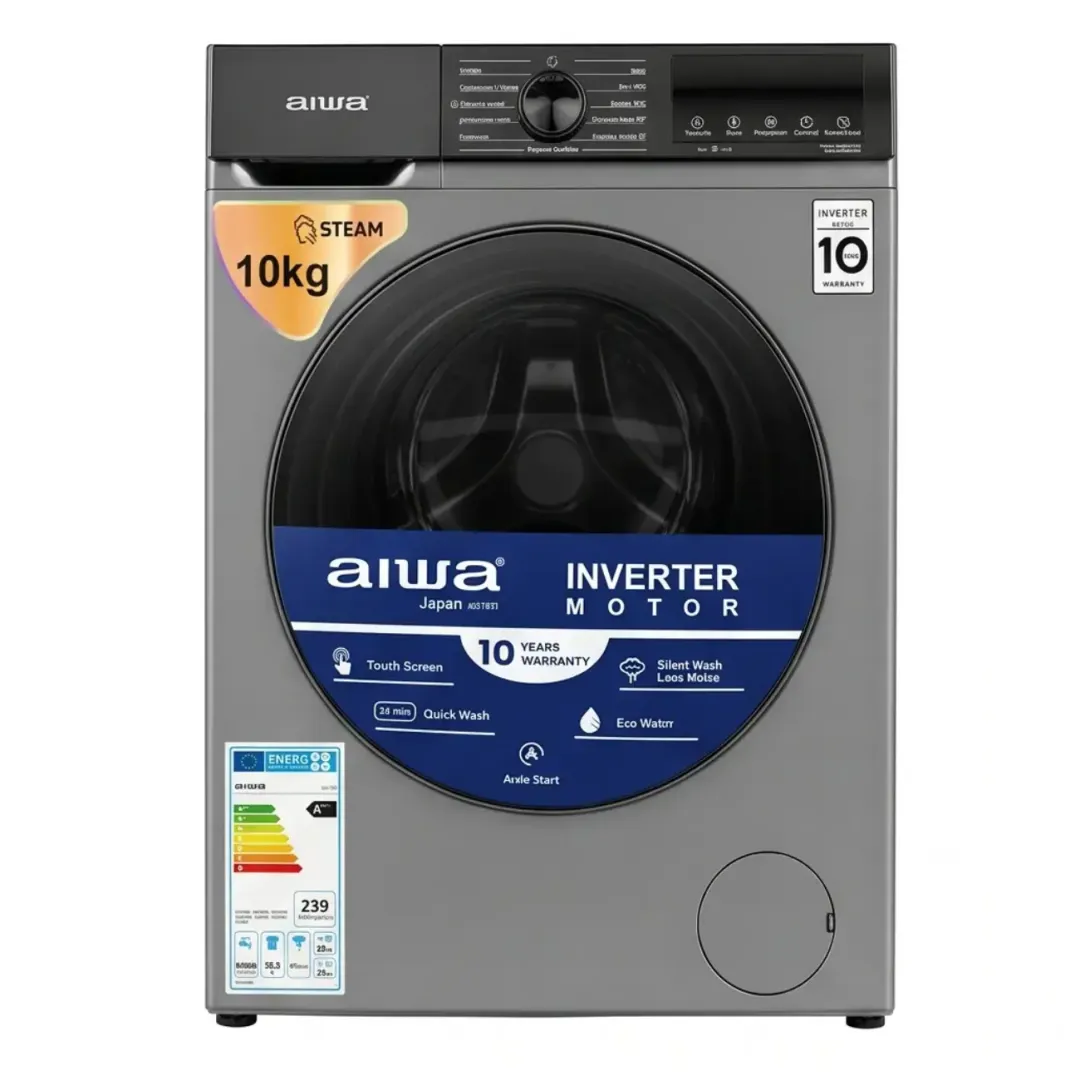 Стиральная машина Aiwa AI100 10kg INVERTER Grey