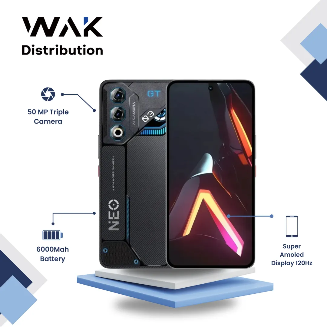 Smartfon ZTE Nubia Neo 3 GT 5G 12/256 GB, kulrang