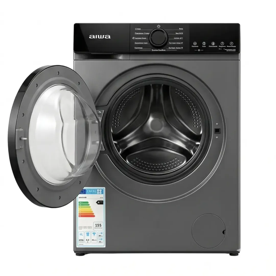 Kir yuvish mashinasi Aiwa AI80 8kg INVERTER Black
