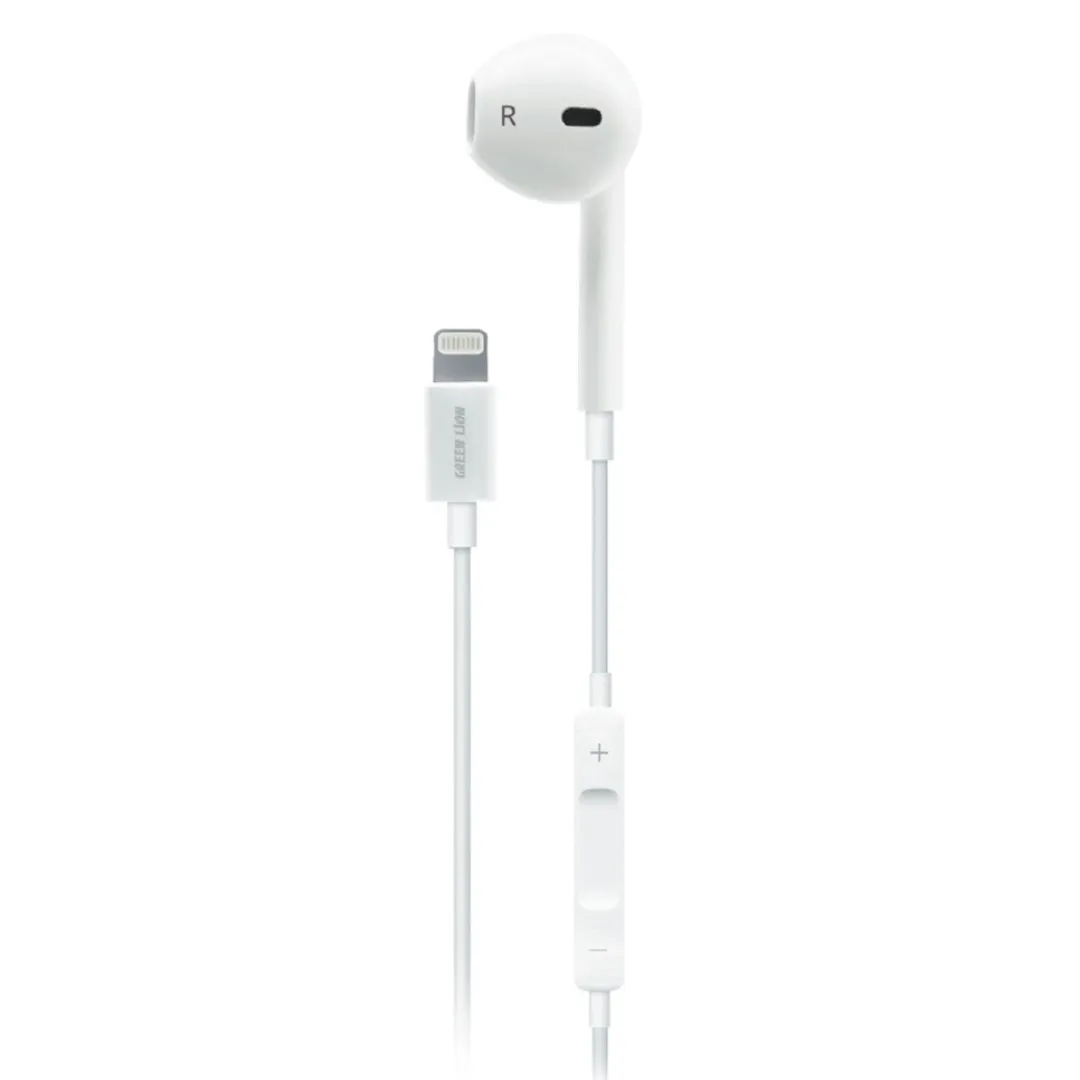 Green Lion Mono Earphones with Lightning Connector naushniki