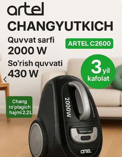 Changyutgich Artel C2600, qora