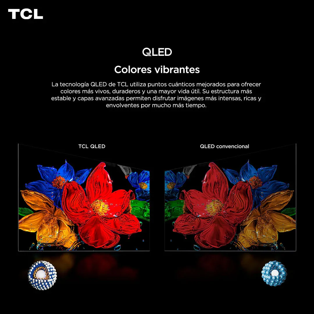 Smart televizor TCL S5K QLED TV 43", qora