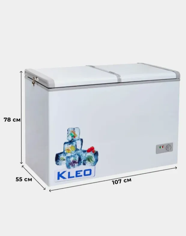 Muzlatgich Kleo KDF 300, oq