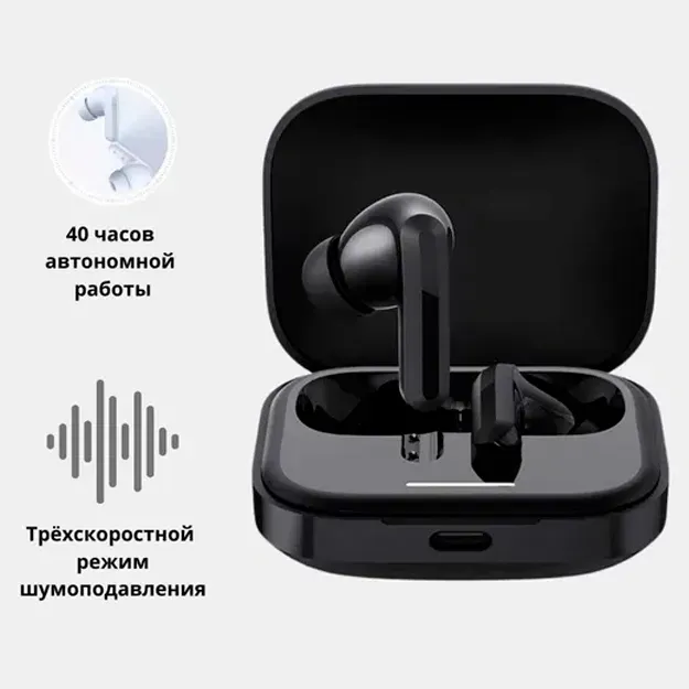 Simsiz quloqchinlar Xiaomi Redmi Buds 5 Qora
