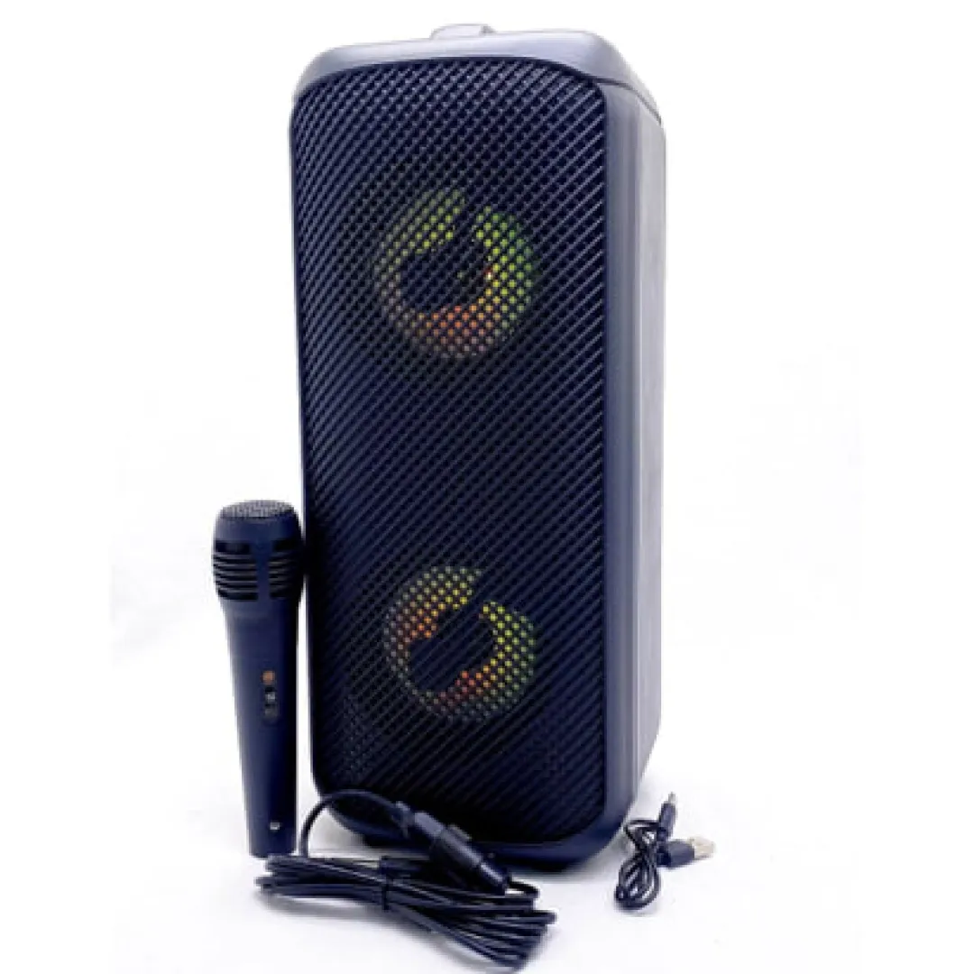 Караоке - колонка Bluetooth "Soonbox S4423", с проводным микрофоном