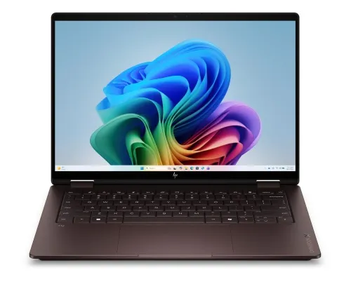 Noutbuk transformer HP OMNIBOOK X FLIP (14-kc0013dx)/ AI 5 340 / 16 GB / SSD 512 GB / 14", Deep Espresso