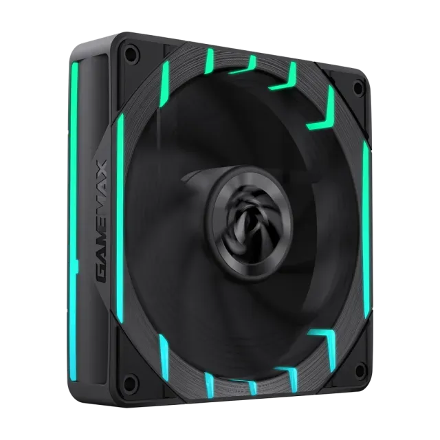 kKorpusi ventilyatori GameMax Tornado T12 A RGB, Black