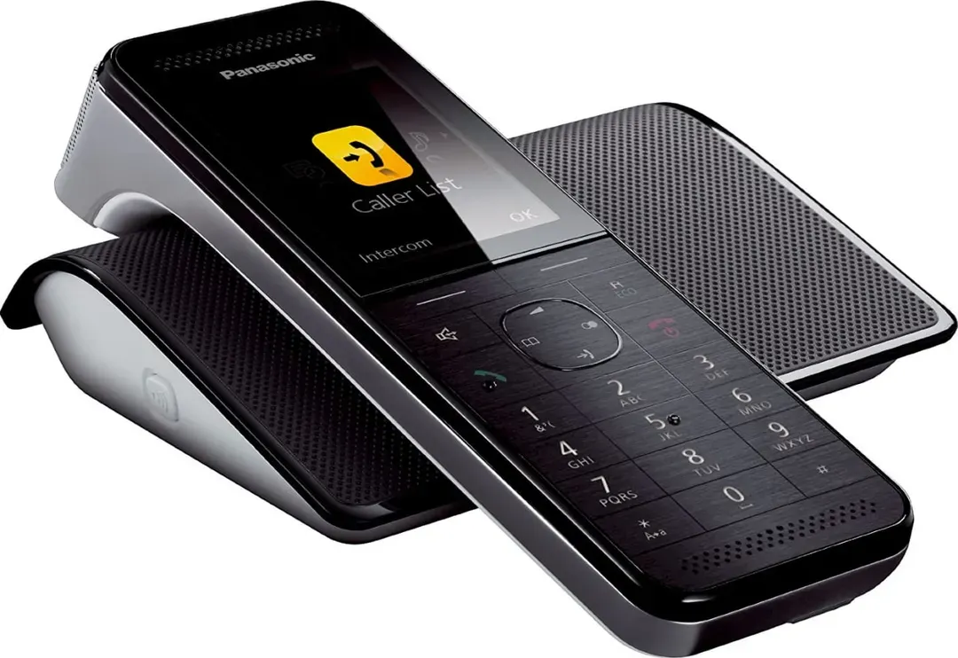 Radiotelefon Panasonic KX-PRS110UAW, qora