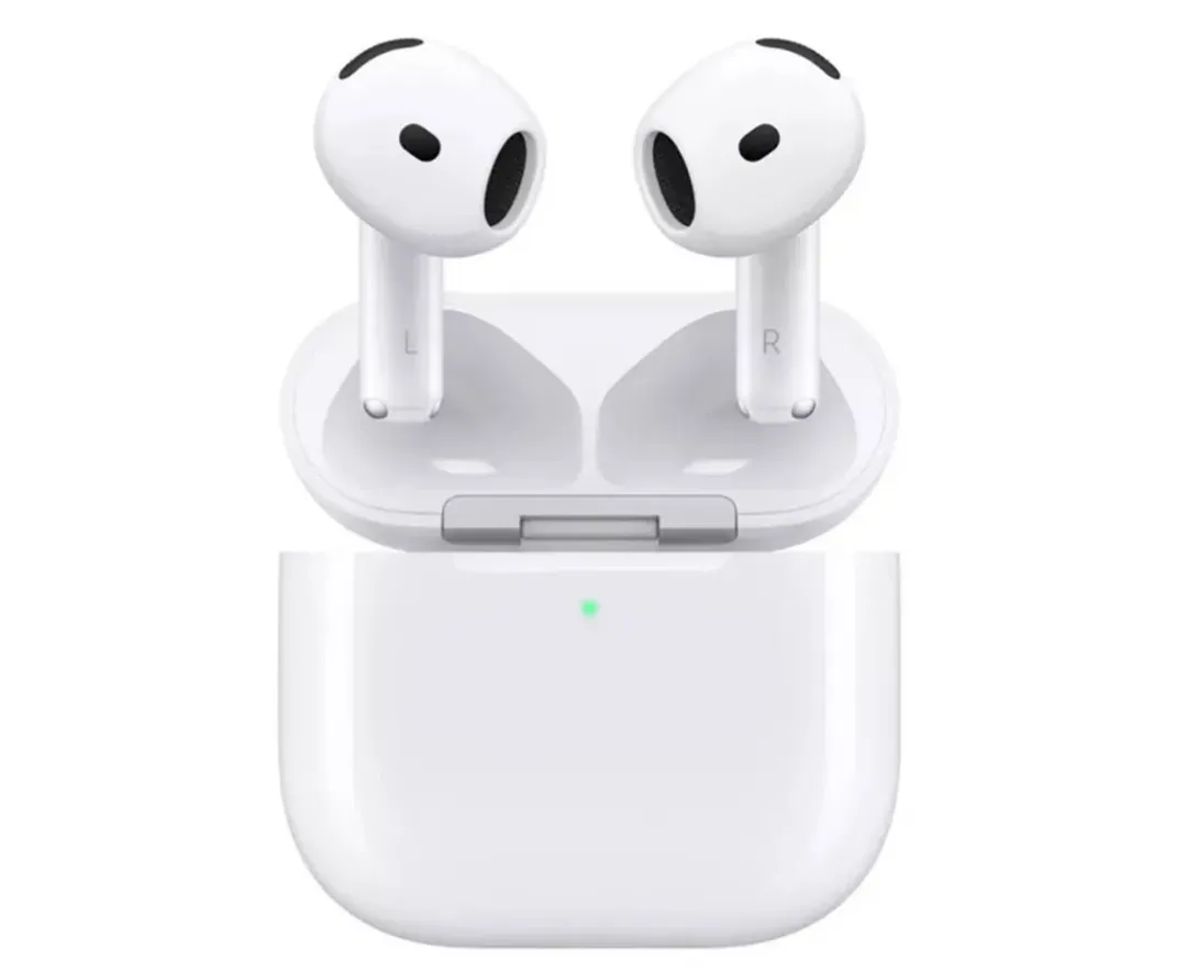 Quloqchinlar Apple AirPods 4 s shovqinni kamaytirishm, oq