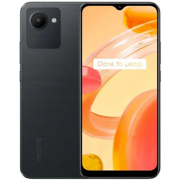 Smartfon Realme C30 3/64 GB, qora