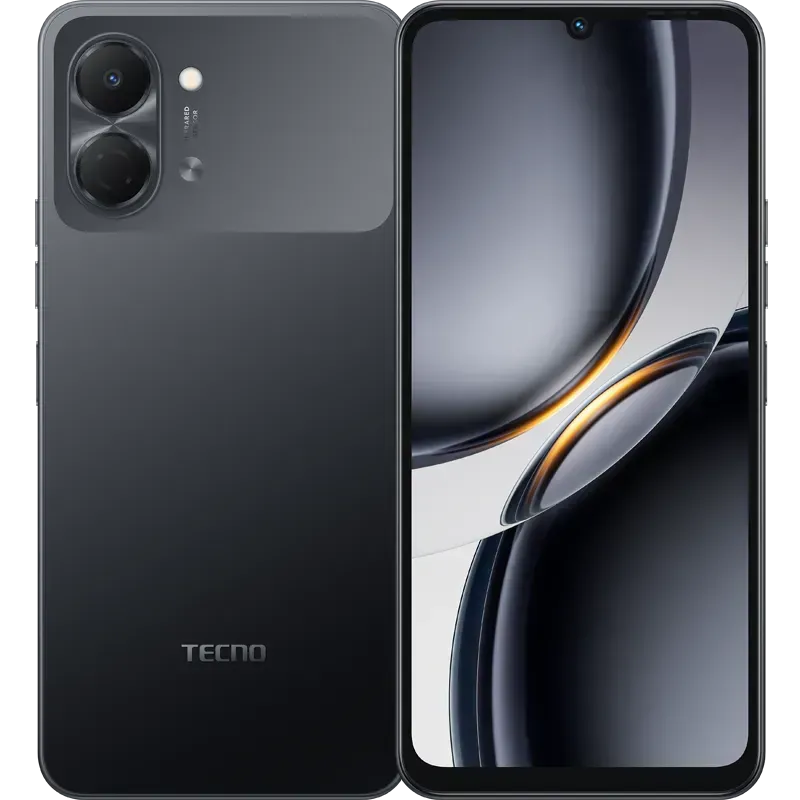 Смартфон Tecno Spark Go 3 4/128GB Black (Черный)