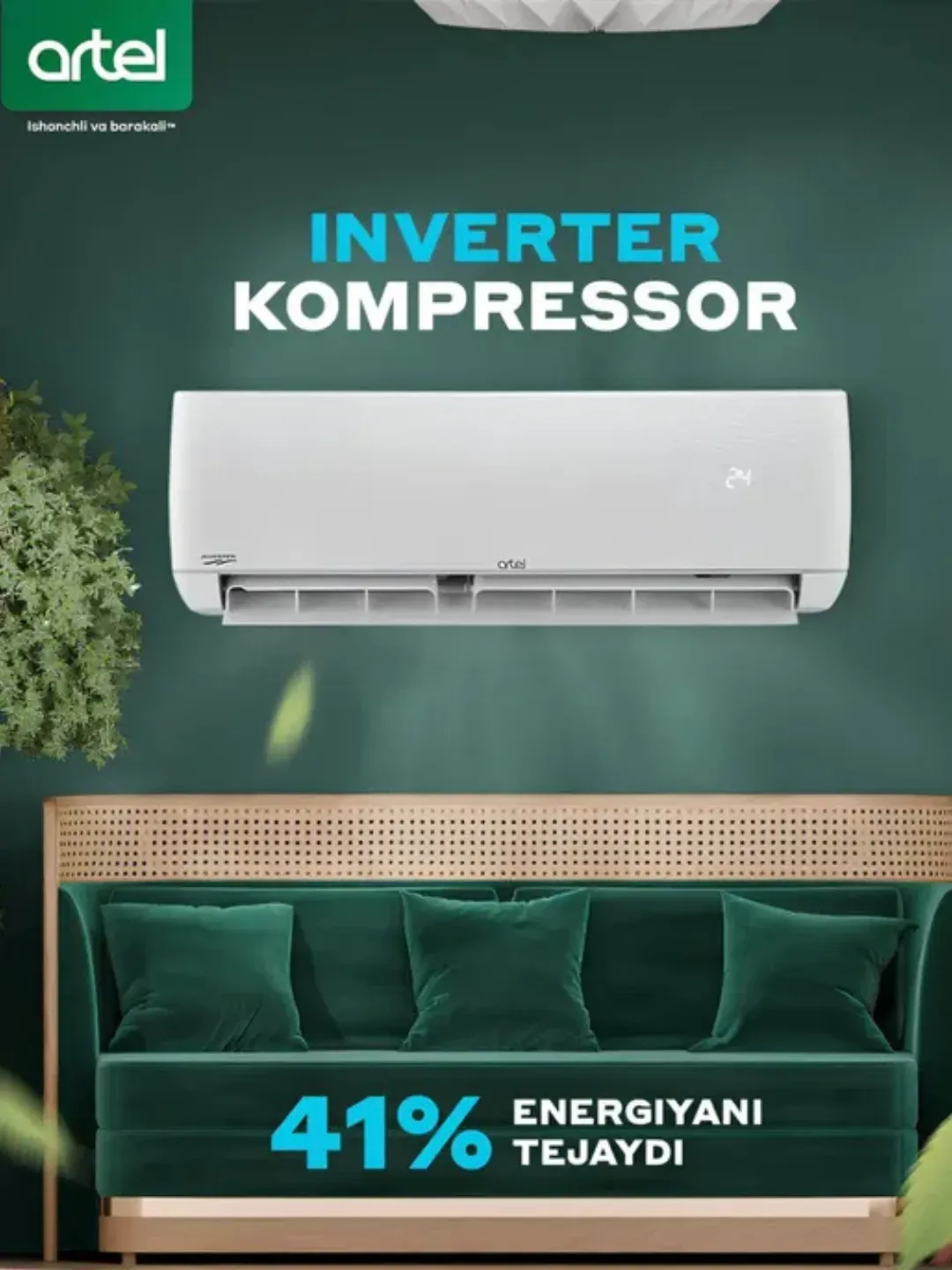 Konditsioner Artel Shahrisabz 09 HS-S (New Inverter), oq