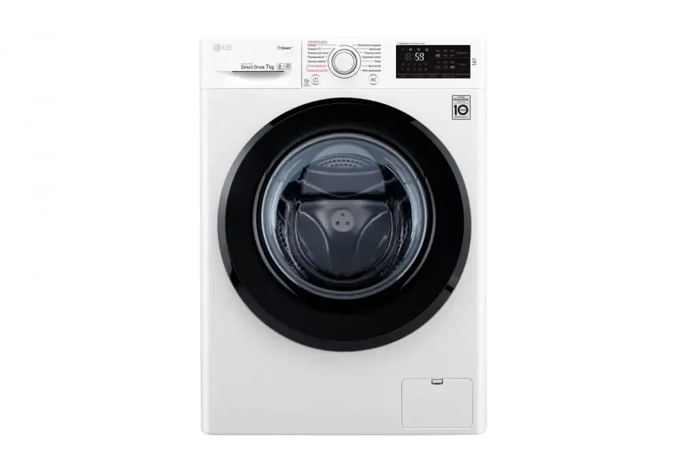 Kir yuvish mashinasi LG 7kg F2M5HS6W (Oq)