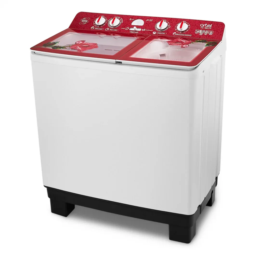 Artel TG100FP 10 Kg Qizil yarimavtomat kir yuvish mashinasi