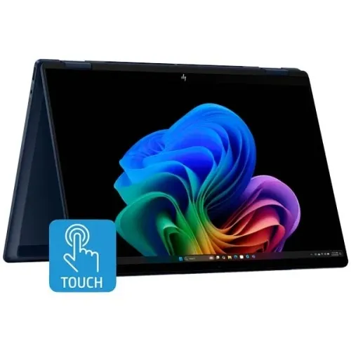 Noutbuk-transformer 2-v-1 HP OMNIBOOK X FLIP (14-FM0023DX) / Ultra 7-256V / 16 GB / SDD 1 TB / 14", Space Black