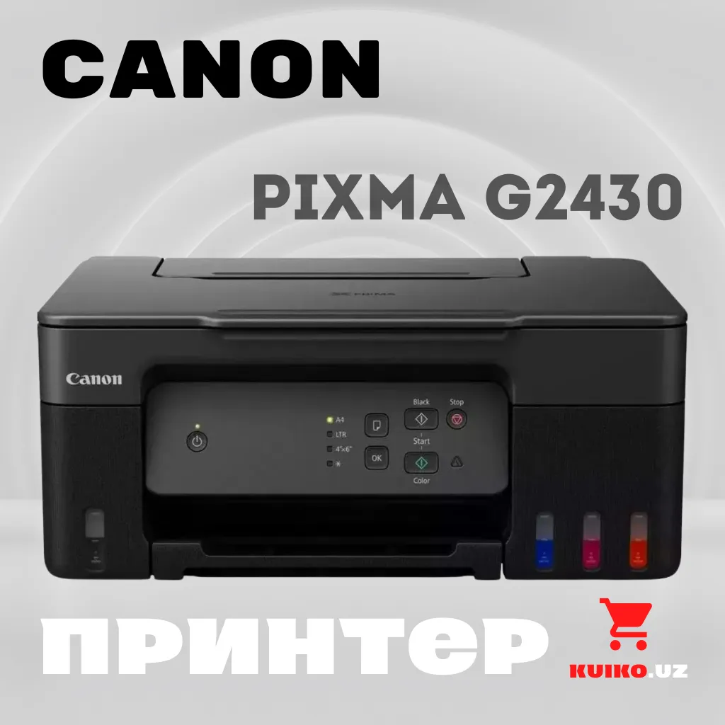 Printer Canon PIXMA G2430, qora