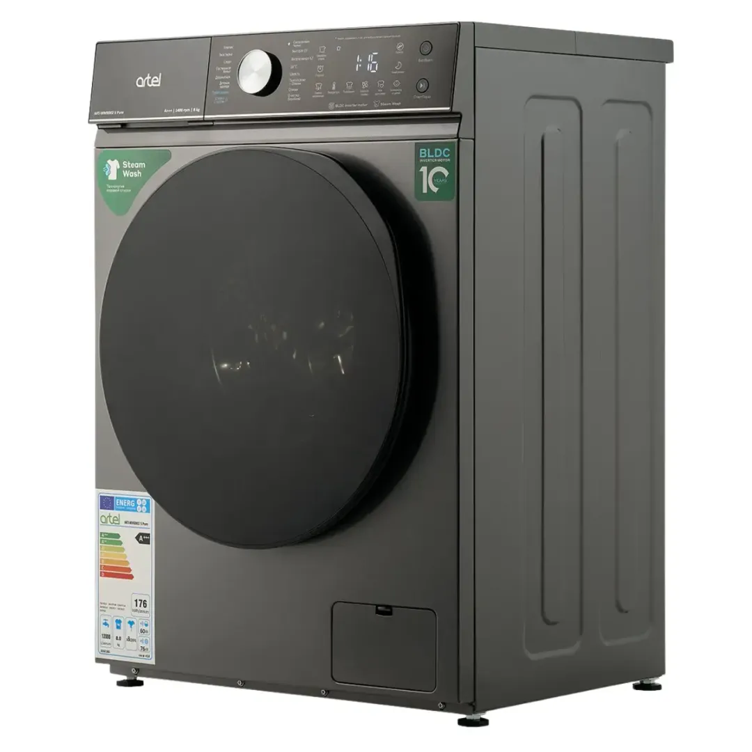 Стиральная машина автомат ARTEL ART-WM6002 S PURE Серый