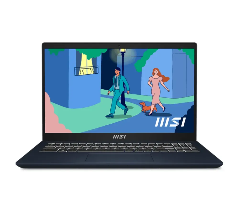Noutbuk MSI Modern 15 (B7M-481XUZ) / R7 7730U / 16 GB / SSD 512 GB / 15.6", Arctic Grey