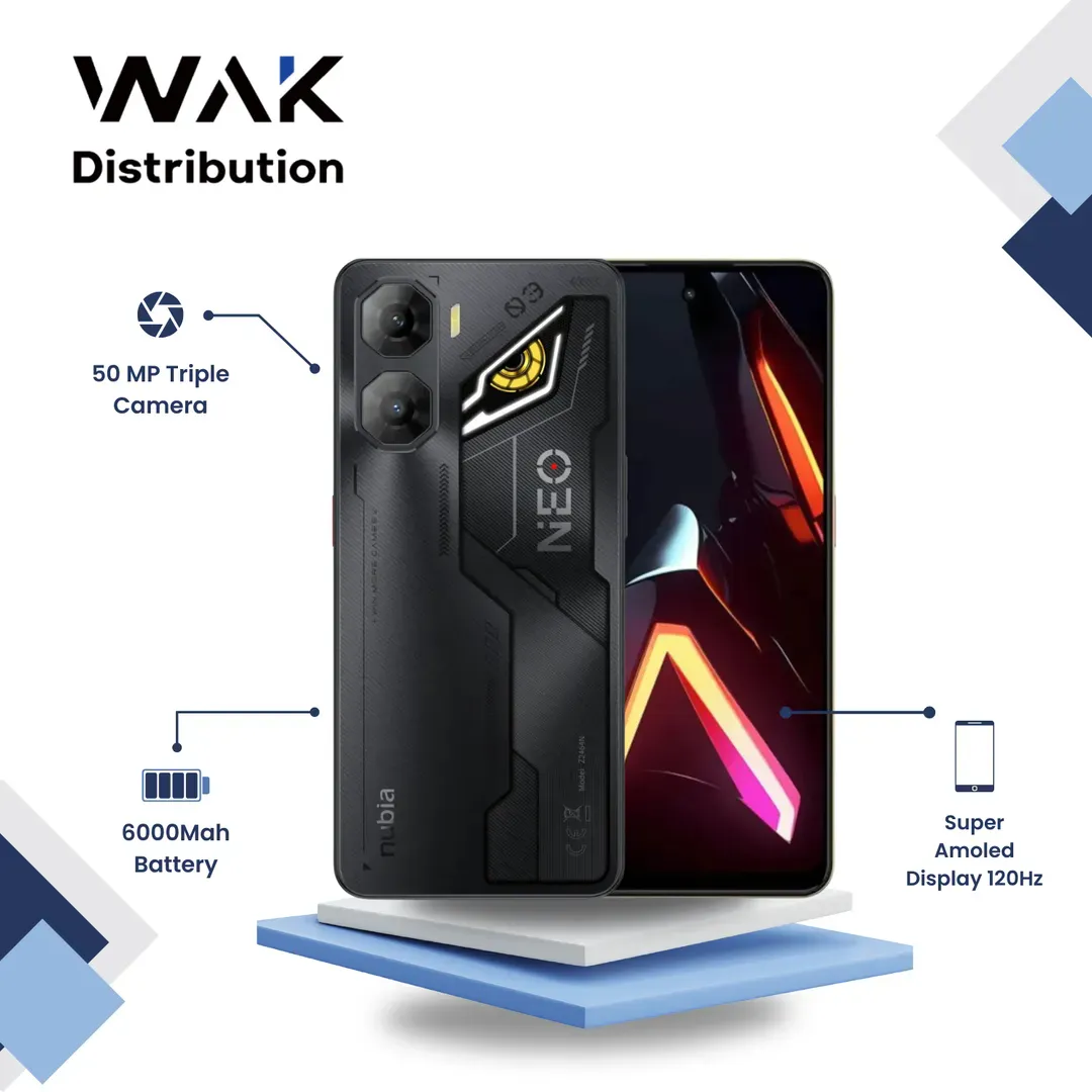 Smartfon ZTE Nubia Neo 3 5G 8/256 GB, qora