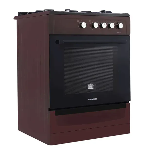 Газовая плита Shivaki 6400-G Eco ГП с ГК коричневый