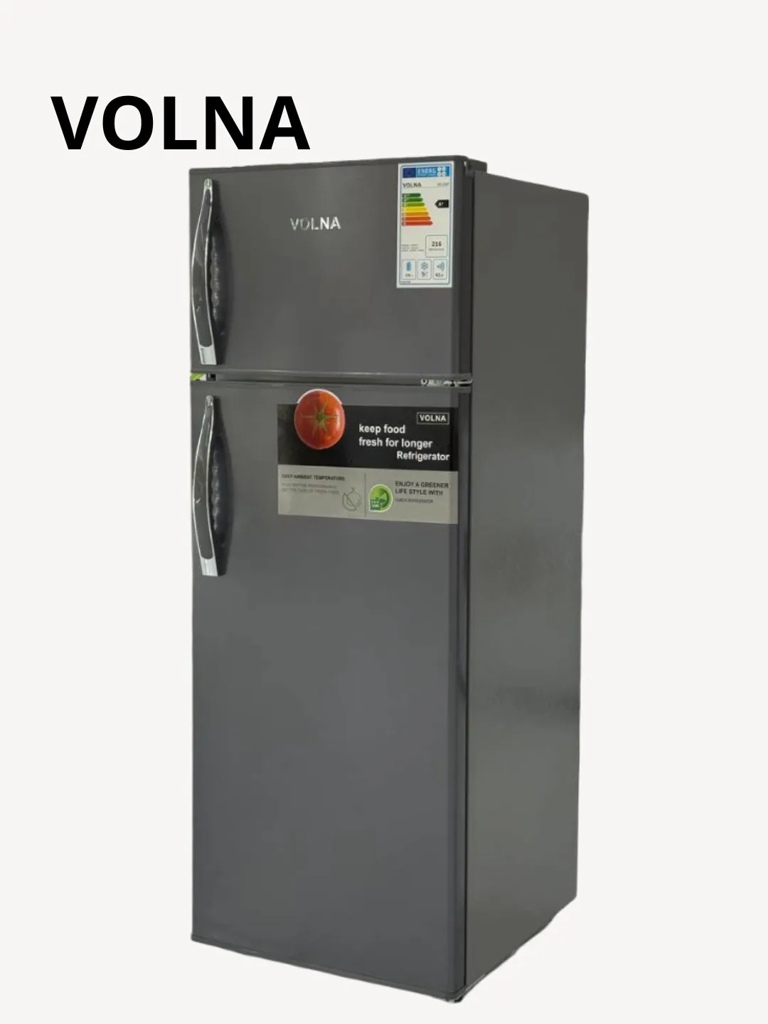 Muzlatgich Volna KD-230F, qora