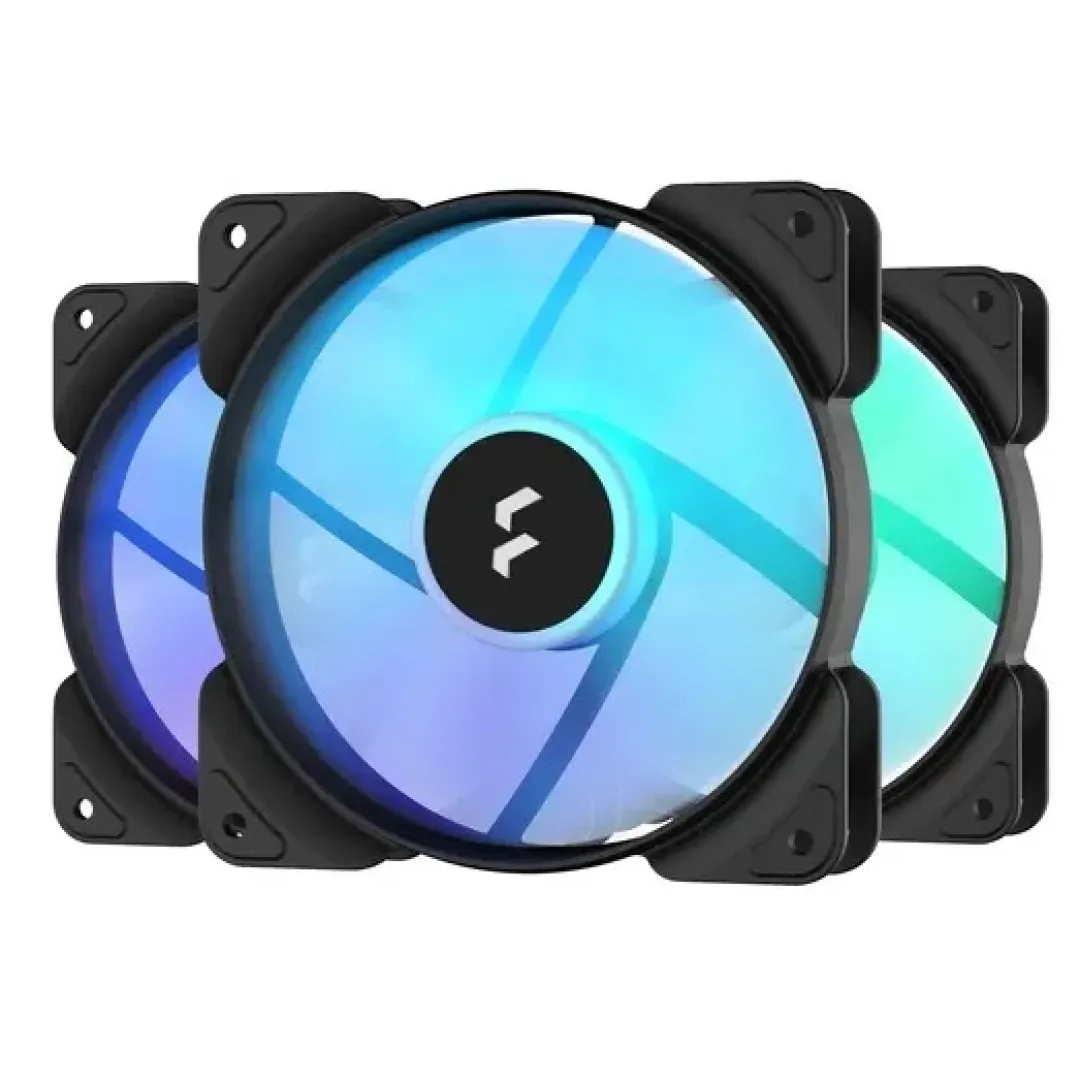 Komplekt ventilyatorov Fractal Design Aspect 12 RGB PWM Black 3-Pack