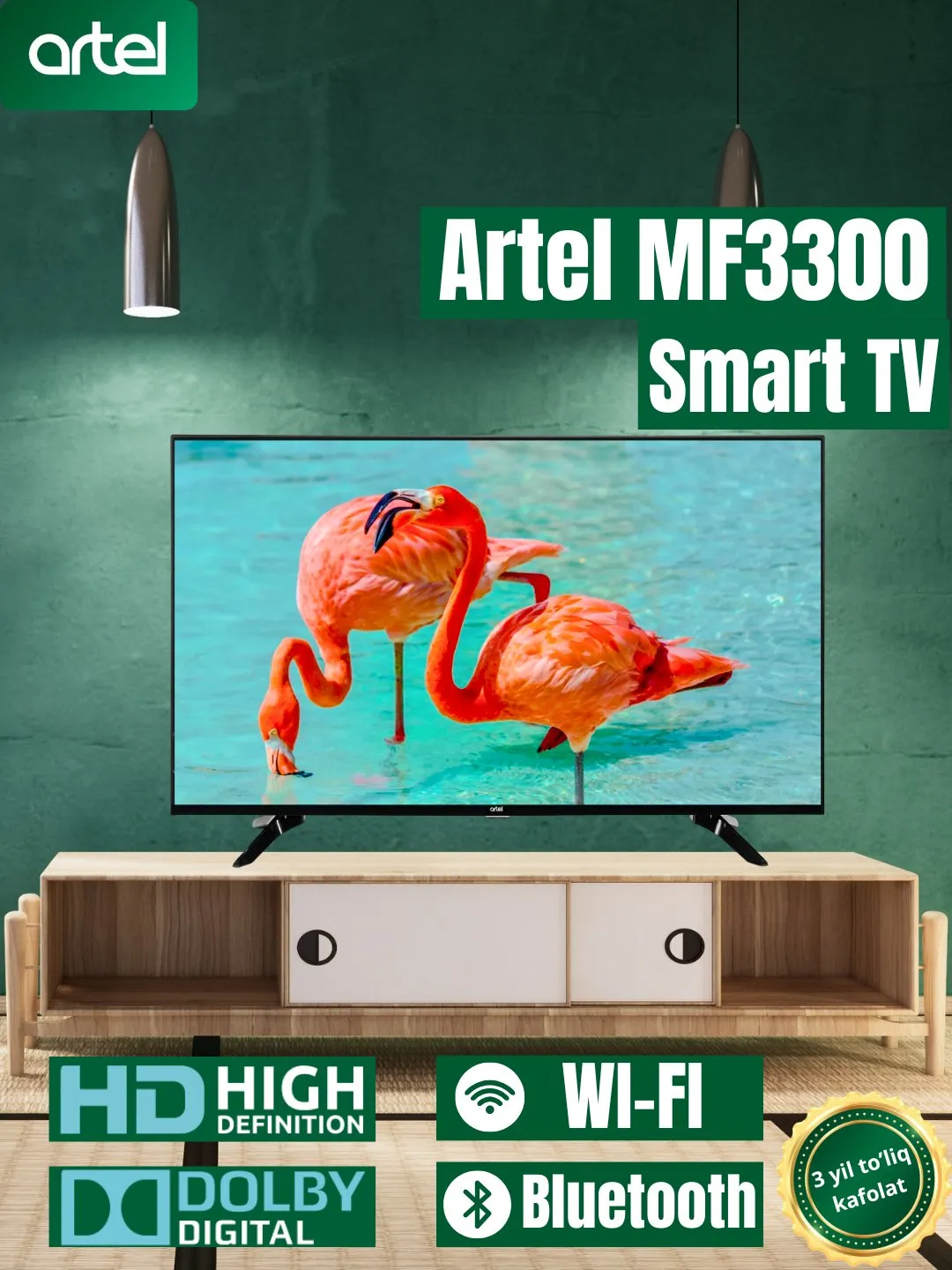 Televizor Artel A50MF3300 Smart TV Black