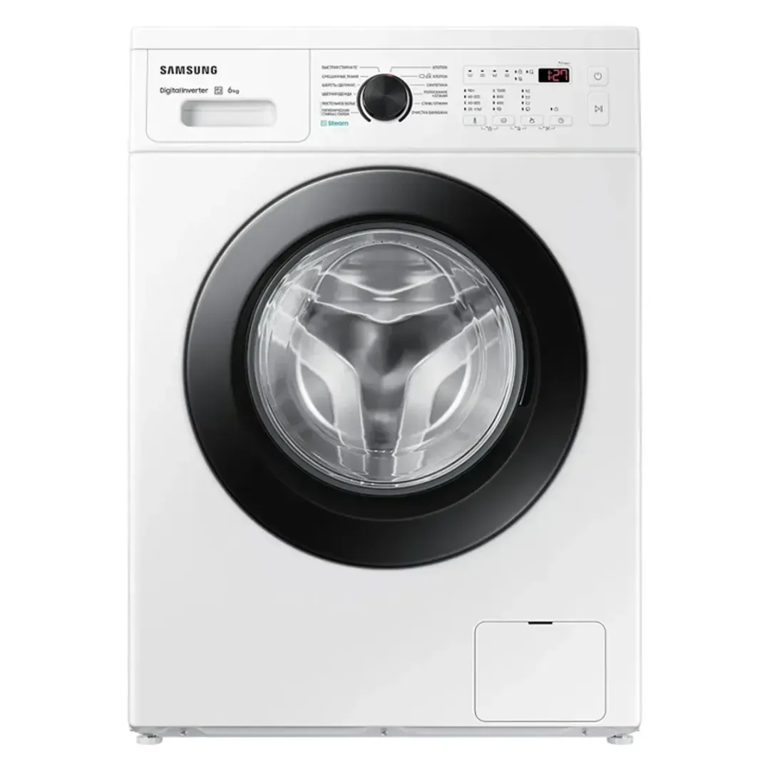 Kir yuvish mashinasi Samsung WW60AG4S00CELD inverter, oq